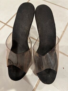 Pleasers stripper club heels well worn well loved